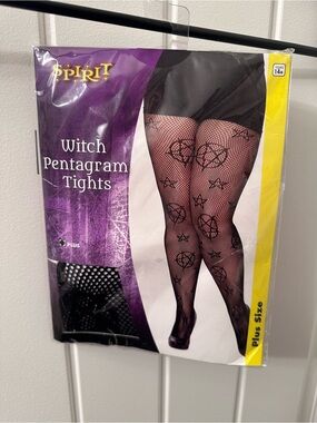 Pentagram plus size tights